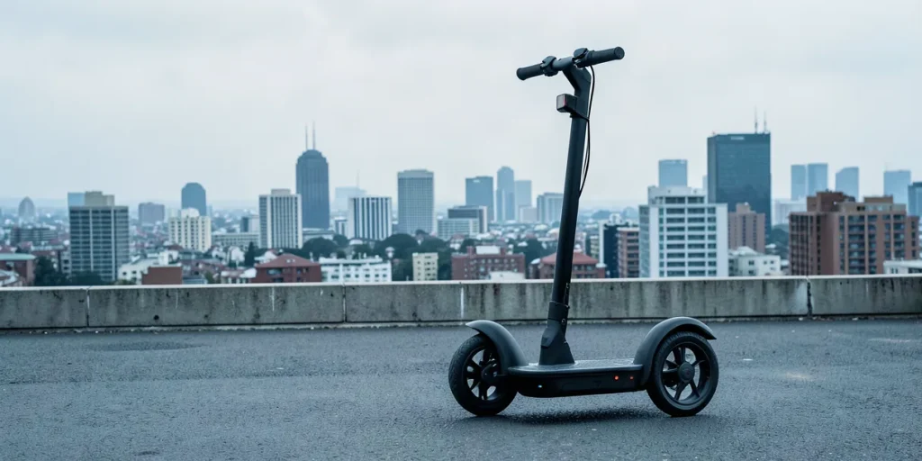 Hero illustration for the article “How to Choose the Perfect Electric Scooter: Tips for Beginners”