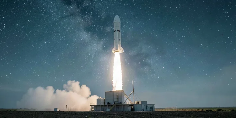 Hero illustration for the article “The Space Industry: New Horizons for Private Companies”