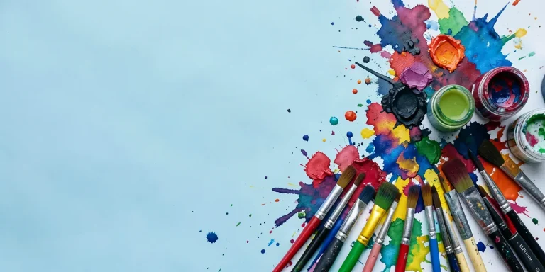 Hero illustration for the article “New Research Shows the Impact of Art on Mental Health”