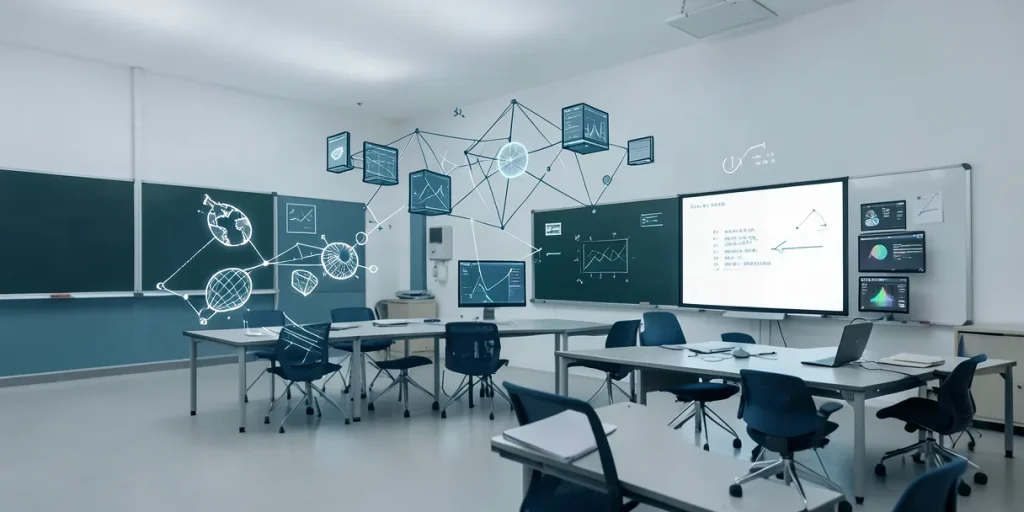 Hero illustration for the article “Artificial Intelligence in Education: New Opportunities for Learning”