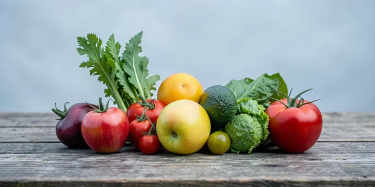 Hero illustration for the article “Healthy Eating: How Seasonal Products Affect Our Well-Being”