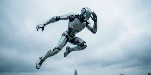 Hero illustration for the article “Unitree Robot Demonstrates Ability to Jump Two Meters and Reach Speeds of 45 km/h”