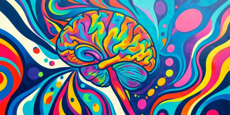 Hero illustration for the article “New Research Shows the Impact of Psychedelics on Emotional Health”