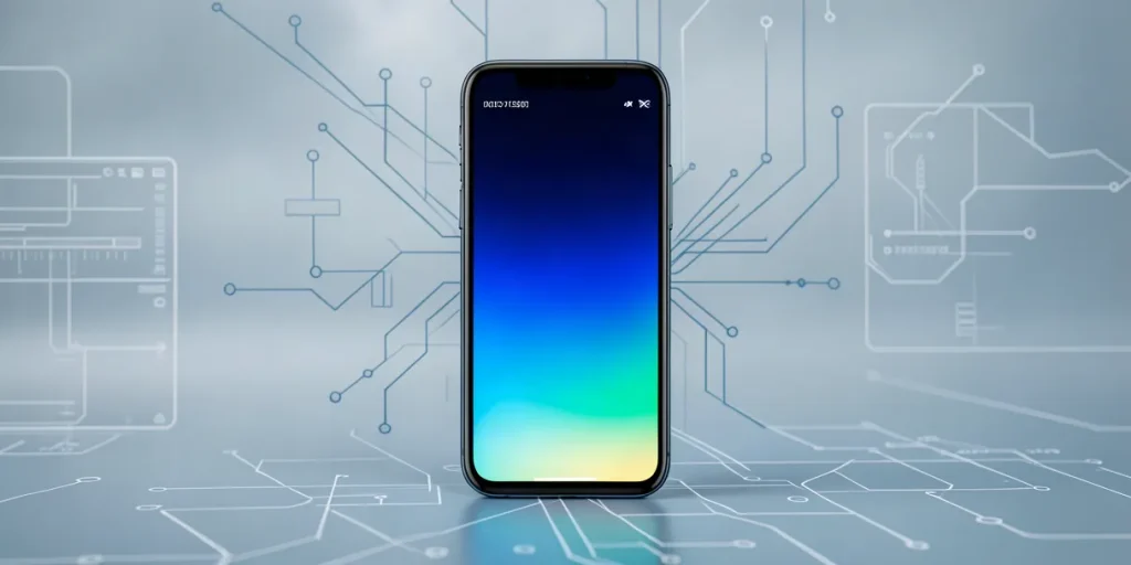 Illustration for the article “Advantages and Disadvantages of OLED Screens in Smartphones”