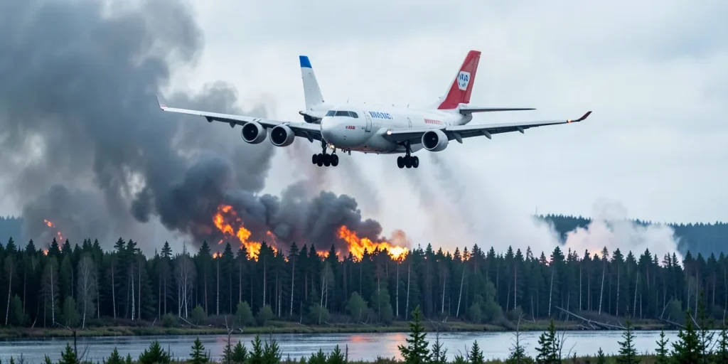 Illustration for the article “Russian EMERCOM Special Aircraft Completes Firefighting”