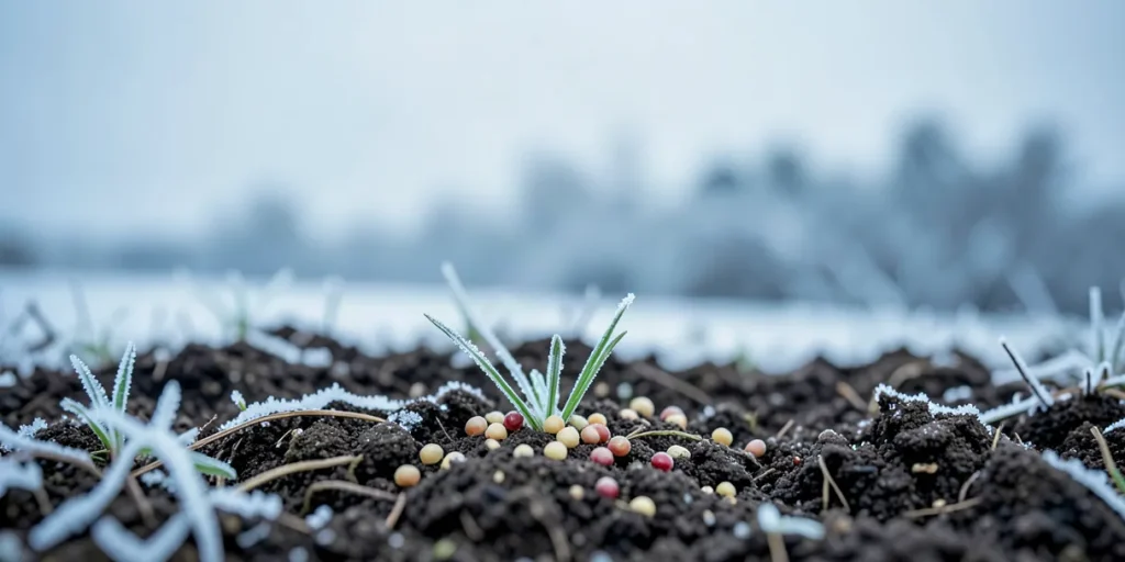 Illustration for the article “Below-Freezing Temperatures: Key to Winter Flower Sowing”