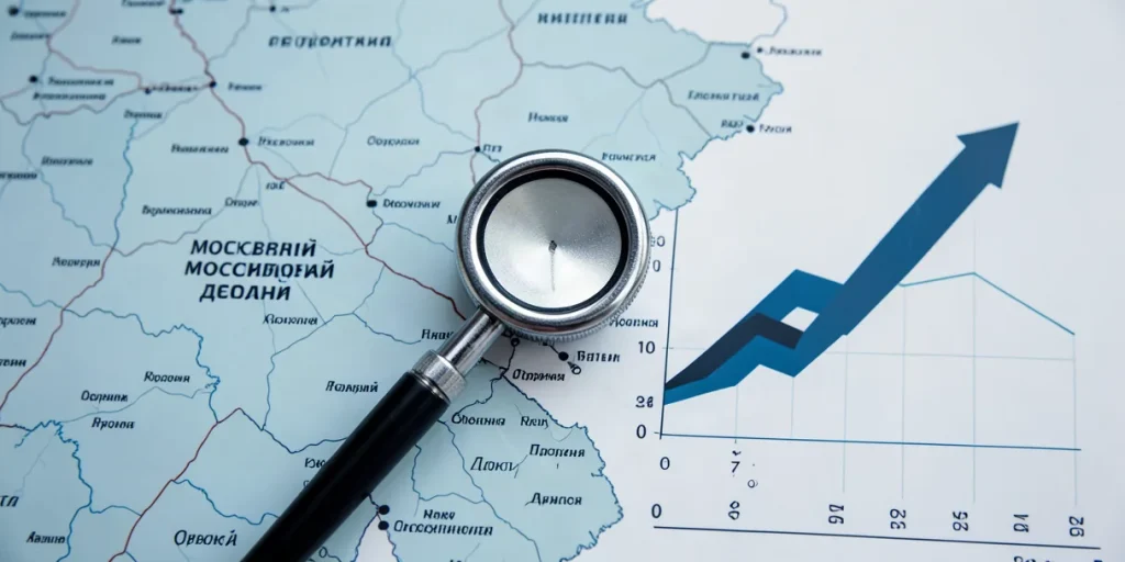 Illustration for the article “Doctors in Moscow Region Grow to 27,000 Over Five Years”