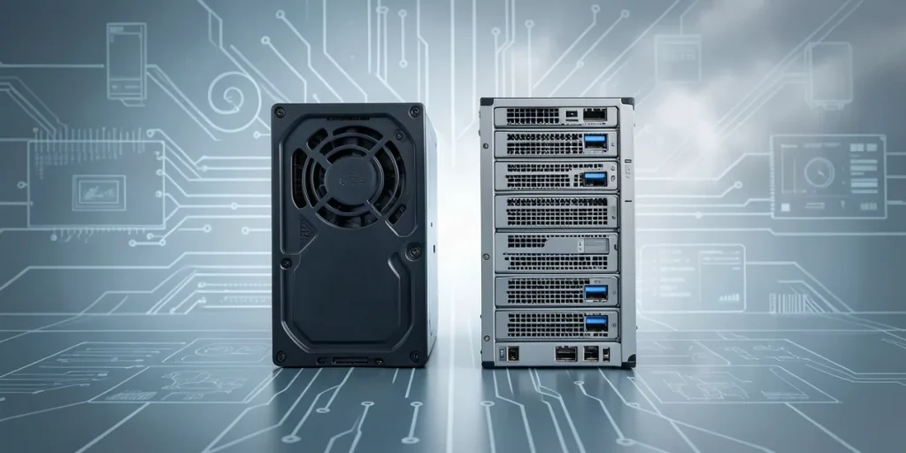 Иллюстрация к статье «Разница между SSD и HDD: что выбрать в 2026 году»