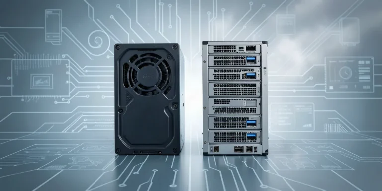 Иллюстрация к статье «Разница между SSD и HDD: что выбрать в 2026 году»