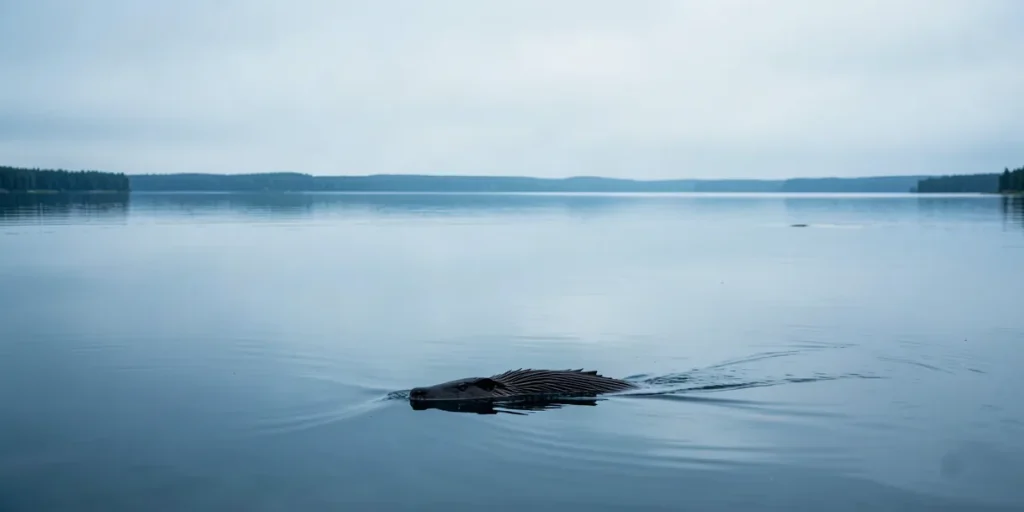 Illustration for the article “Kroshik the Ringed Seal Released into Lake Ladoga”